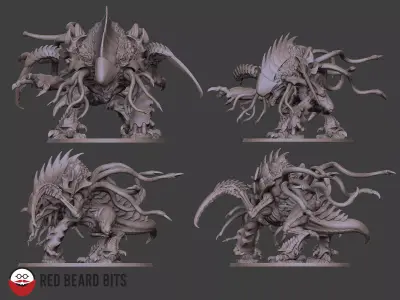 Xenoteras Maledictor 3D print model