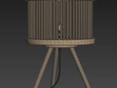 Atlas table lamp by Vallet design 3D model