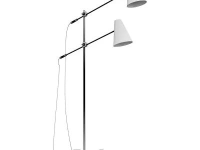 Lilith Floor Lamp Black 3D model