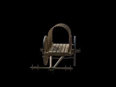 Bullock cart  3D model