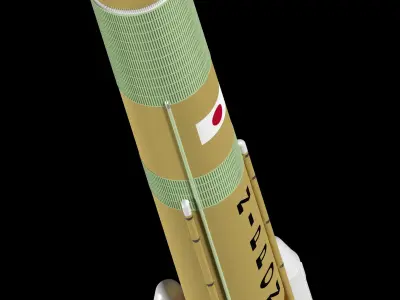 H3 Rocket 3D model