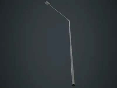Street Light 7B Low-poly 3D model