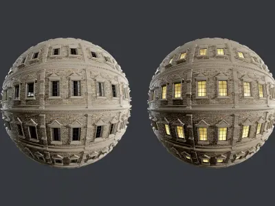 Building Facade Seamless PBR Texture 02 Texture purchase