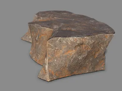 Mountain Rock 04 Low-poly 3D model purchase