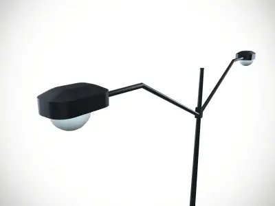 Street Light Low-poly 3D model