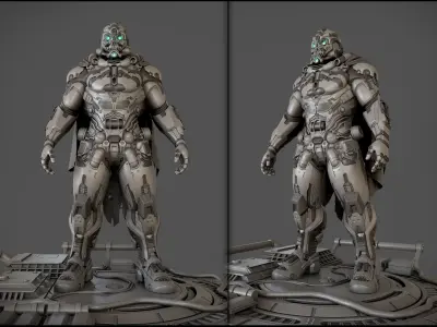 Sci-fi KillZone Reimagined  3D model