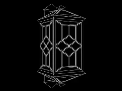 Fine Art Lamps Oxfordshire 880881ST 3D model