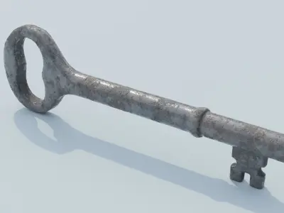 Old Key 3D model