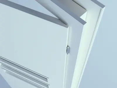 White Door 55 3D model