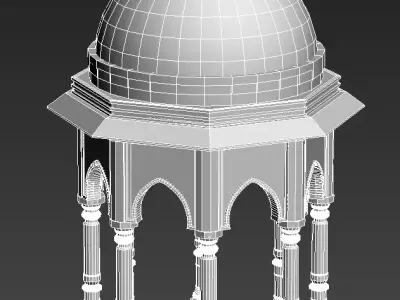 Indian Dome Structure 3D model