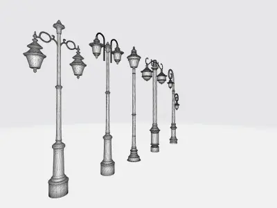 Lamp Post v3 3D print model
