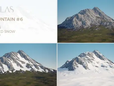 Atlas - 3D Rocky Mountain 06 3D model