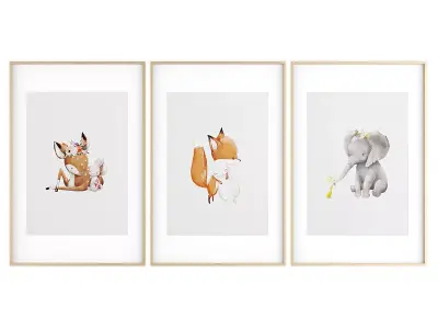 Pictures1164 Low-poly 3D model