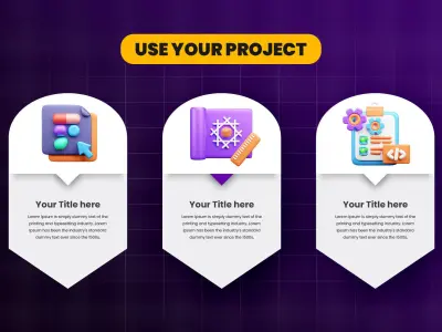 Design and Development 3d Illustration  Icon Pack 3D model