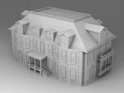 Chicago house 3D print model