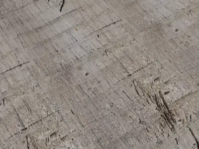 Seamless Rough Cut Concrete PBR Texture 4K Texture