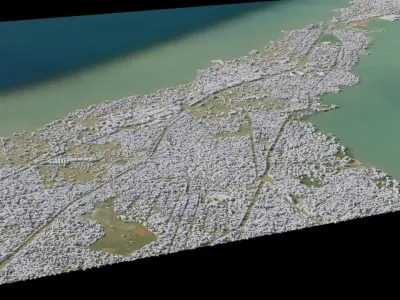 Conakry - Guinea 3D model