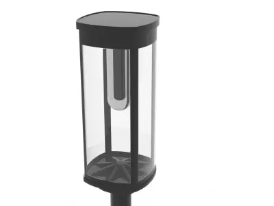 Garden Light Low-poly 3D model