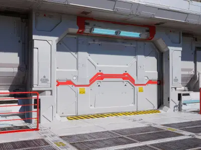  Sci-Fi Hall full clean textured 