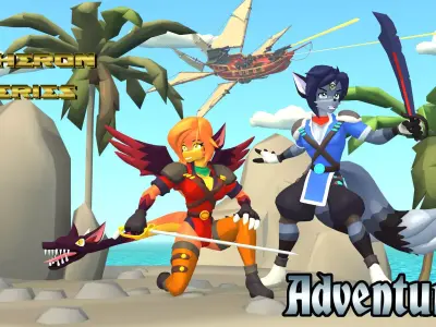 Acheron Adventurer Outfit  Low-poly 3D model