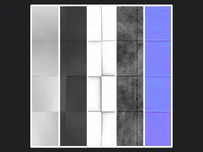 Stylized Floor Tiles Material 02 Texture