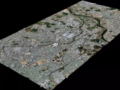Gwangju - South Korea 3D model