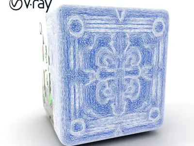 Intricate Gothic Cube Model Pack Low-poly 3D model