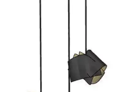 Tuell And Reynolds Galapagos Cluster Pendant Light 3D model