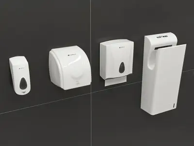 Bathroom Kit Ksitex Tenarchstudio   render ready vray  3D model