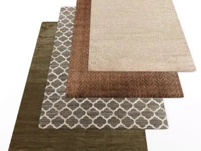 Rugs set205 3D model