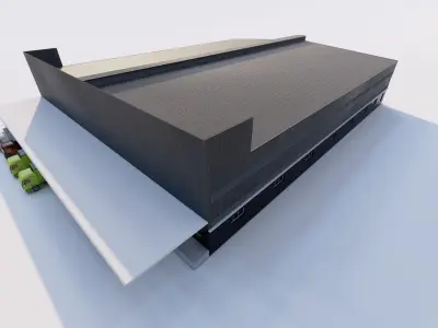 Warehouse-Warehouse Building 3D model