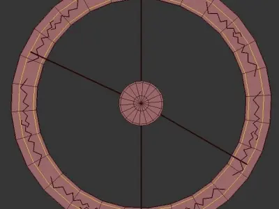 Round LED 3D model