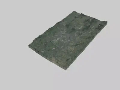 Krakow City Low-poly 3D model