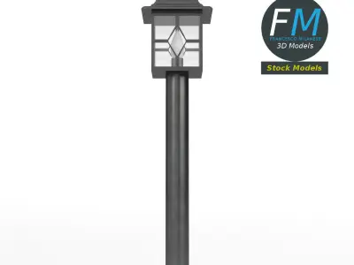 Garden lamp 3D model order