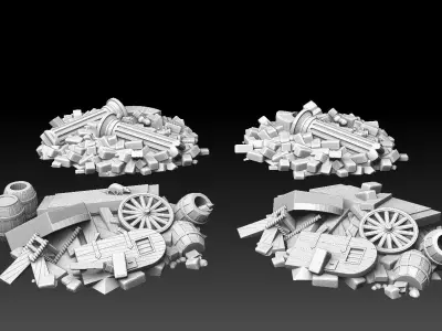 Piles Of Crap Free 3D print model