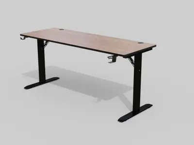 Computer Desk - Realistic Asset Low-poly 3D model