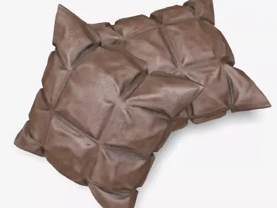 Pillows Pile Low-poly 3D model