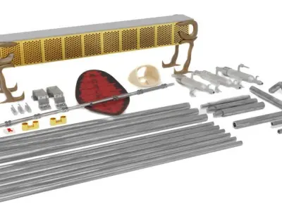 Jabbas Throne Room - Set 2a - Throne Area Attributes  1-18 scale 3D print model