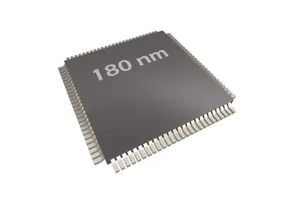 Chip v1 011 Low-poly 3D model