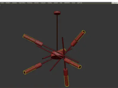 Progress Lighting P400108 Astra 6 Light Low-poly 3D model