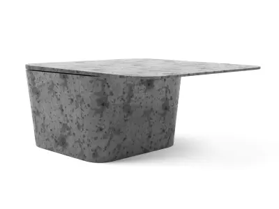 Tao Cocktail Table Square Low-poly 3D model