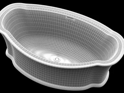 Bathtube 04 3D model