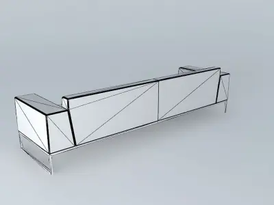 Light green sofa Free 3D model