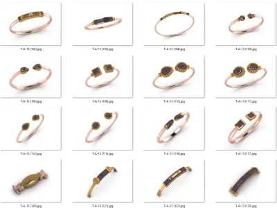 wristband  design 50 piece drawings wristbands  wristbands 3D print model