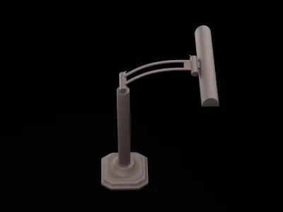Desk Lamp Low-poly 3D model 20