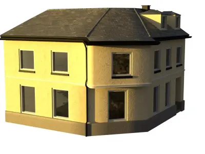 Free Lowpoly Building Free 3D model