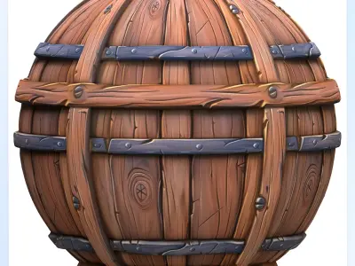  Stylized Wood Seamless Texture Texture