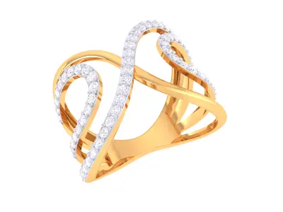  Women Ring MTL 3dm STL OBJ FBX Details 3D print model 48