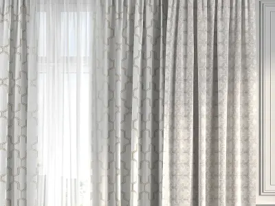 Curtain Set 247 3D model