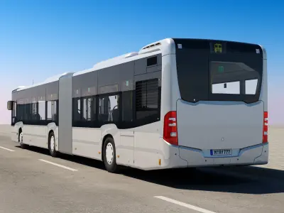  Articulated City Bus 